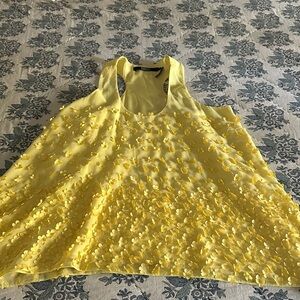 Badgley Mischka Light Yellow Blouse